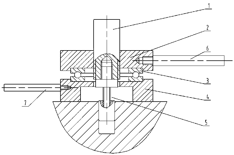 Pin lifting device for internal thread pin