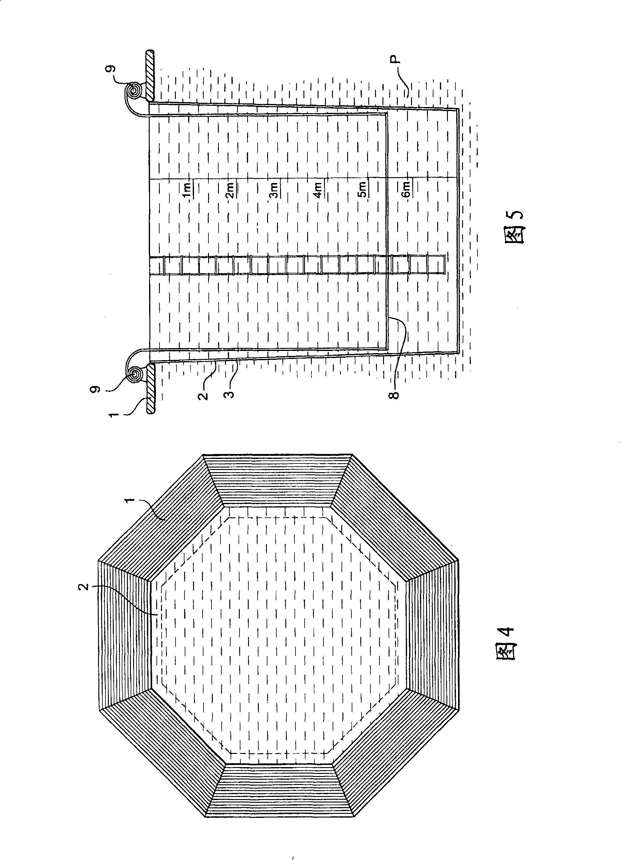 Floating station for aquatic exercises