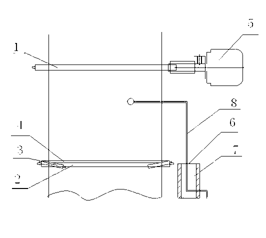 Improved plastic film flattening device