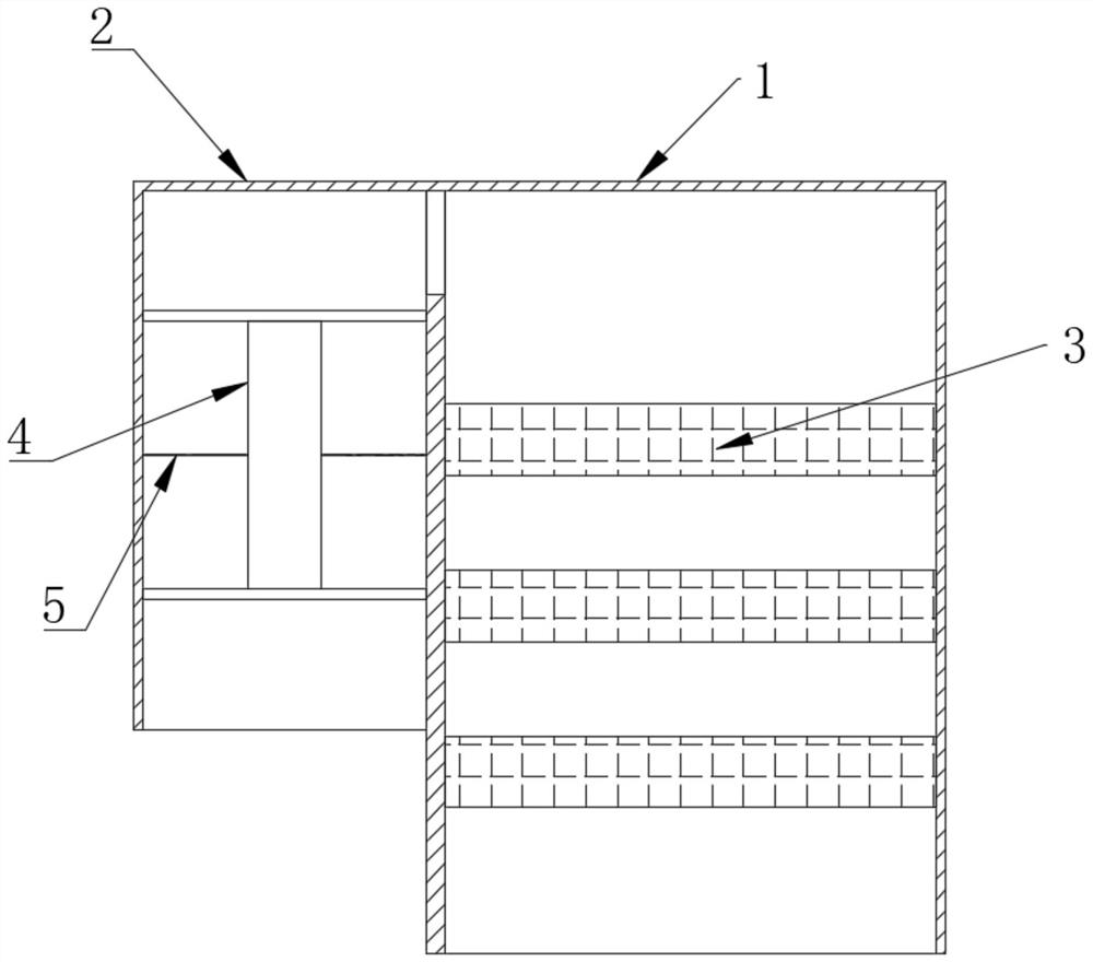 Denitration treatment system and method for pellet roasting flue gas of grate rotary kiln