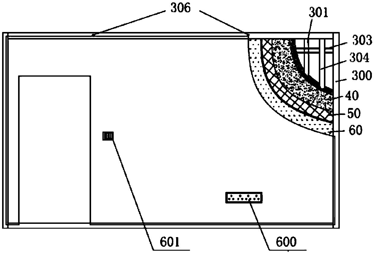 Modularized inner partition board