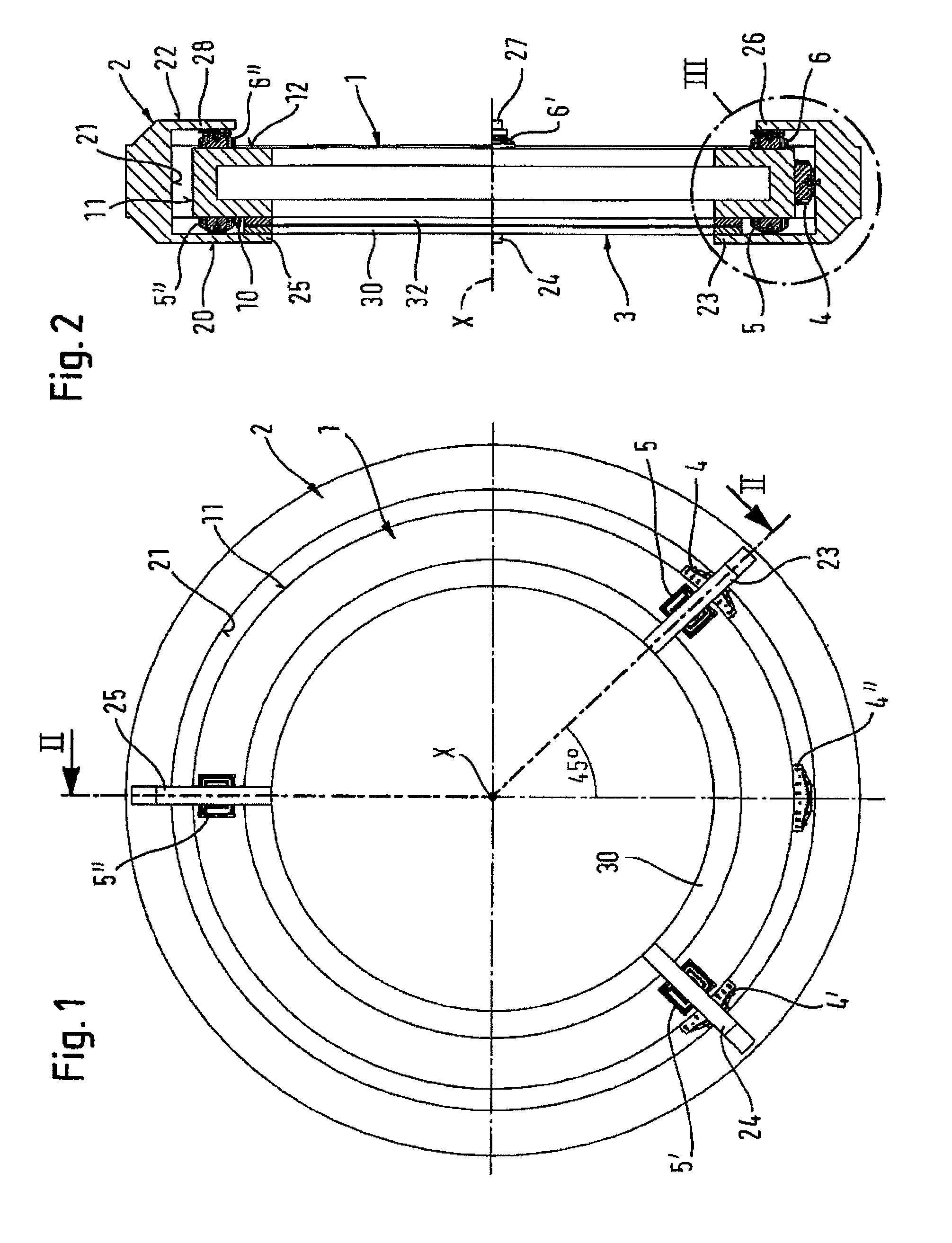 Apparatus with a directly driven rotating body and aerostatic bearings