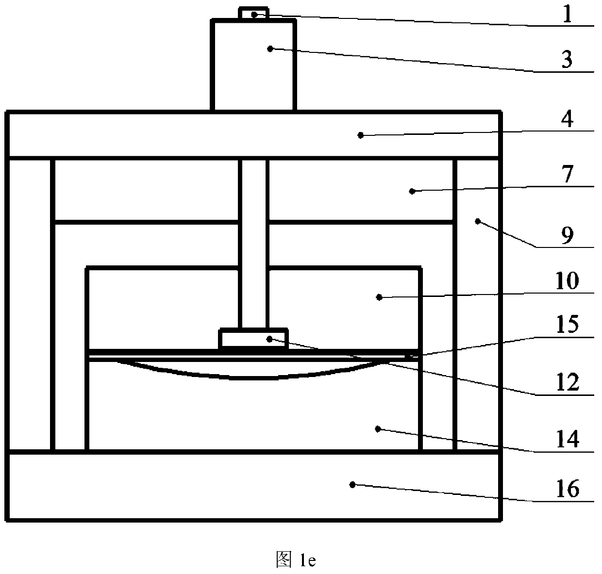 Electromagnetic forming device and forming method for aluminum alloy rib plate