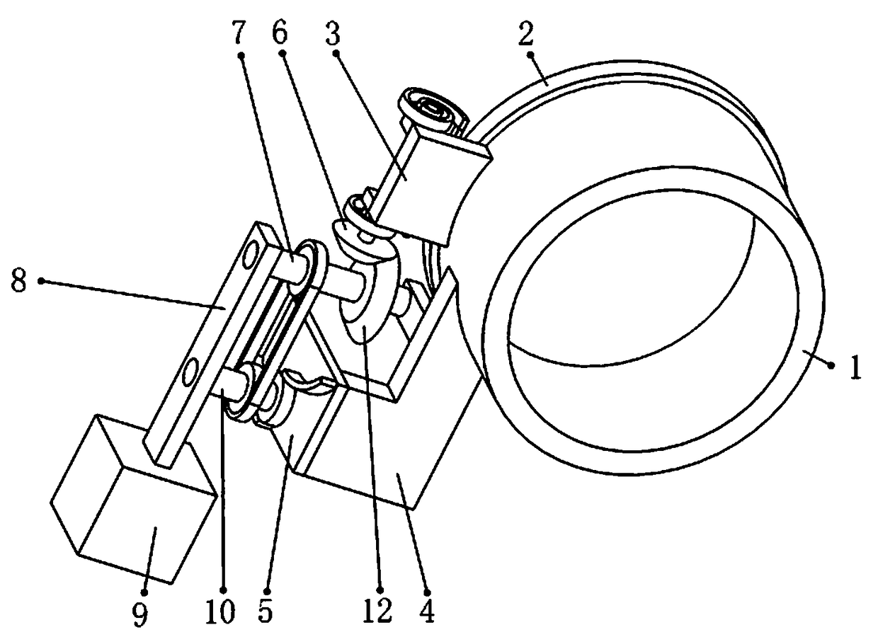 Concrete mixer dust cover applied in constructional engineering field