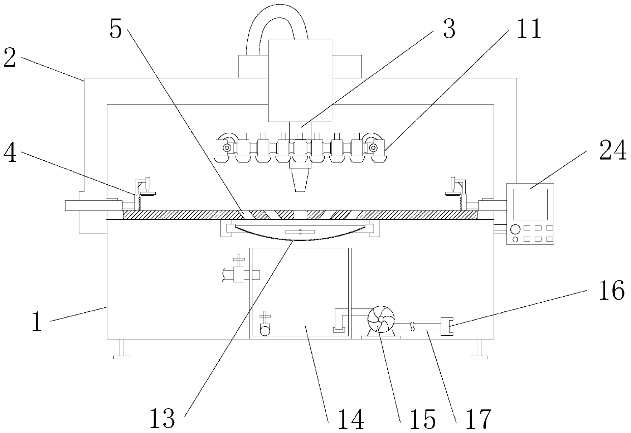 Cutting device for sheet metal processing