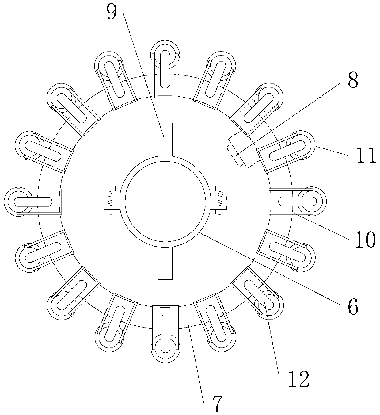 Cutting device for sheet metal processing