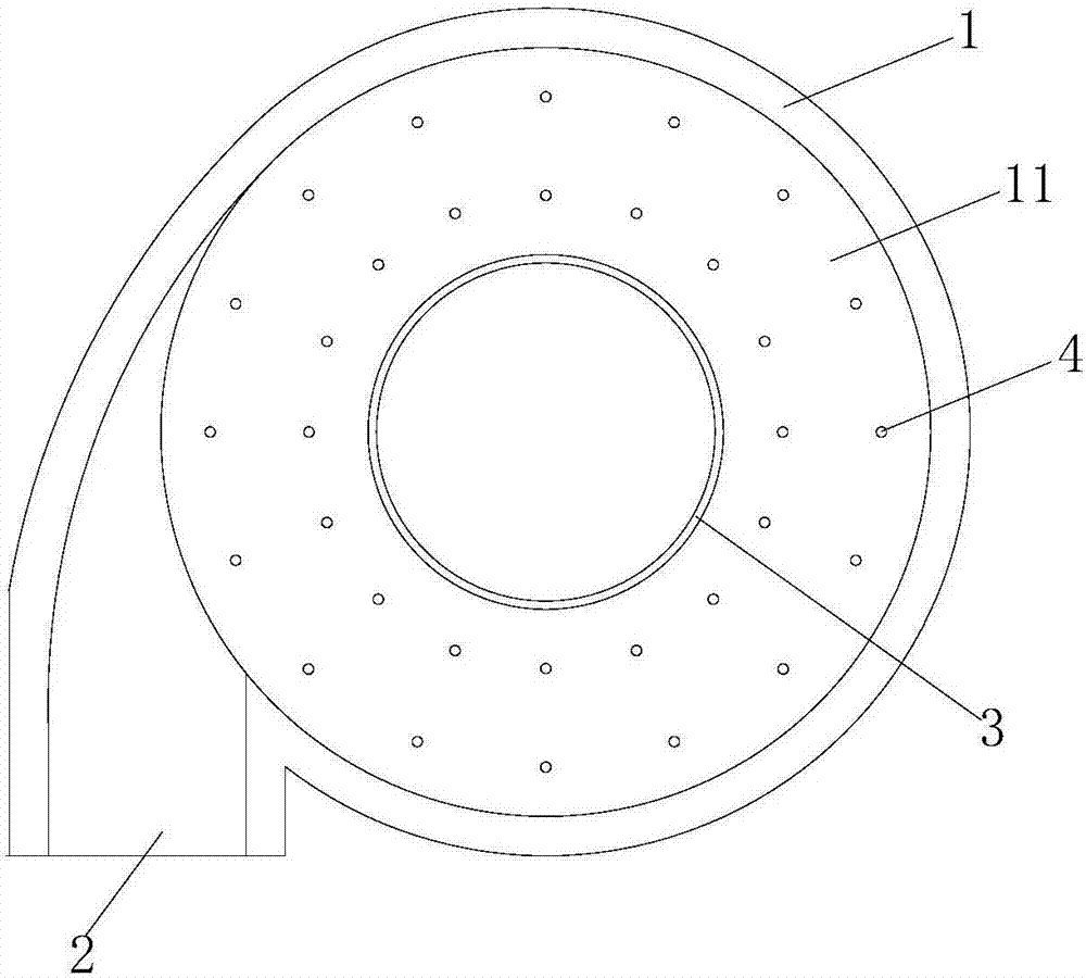 Centrifugal flue gas desulfurization and denitration dedusting tower