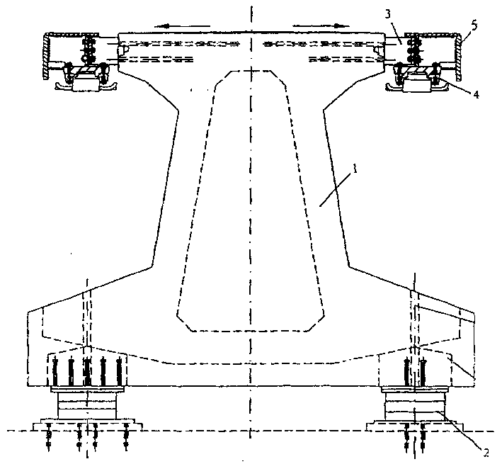 Manufacturing technology of magnetic suspension prestressed reinforced concrete rail beam