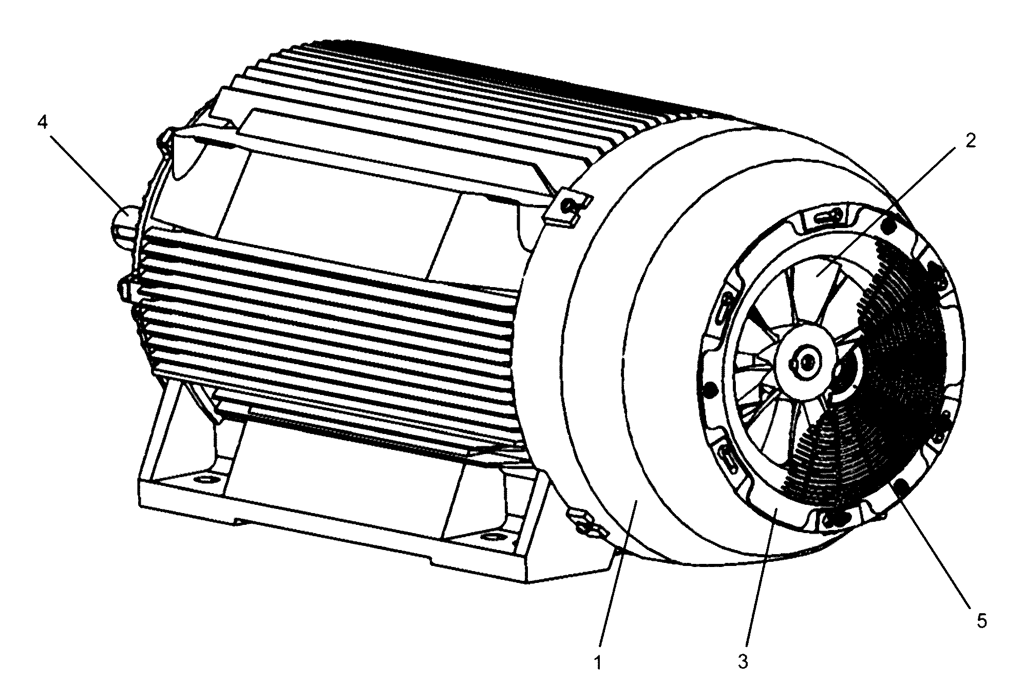 System For Fixing The Inner Air Deflector On Deflective Cover For Rotating Electrical Machine