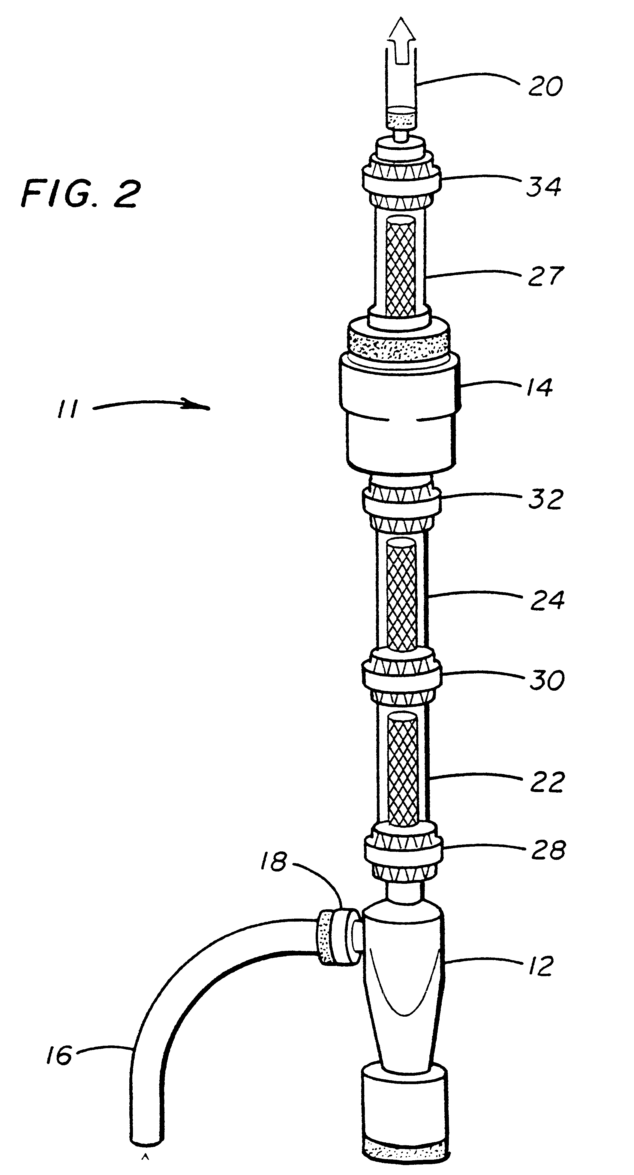 Quantitative organic vapor-particle sampler