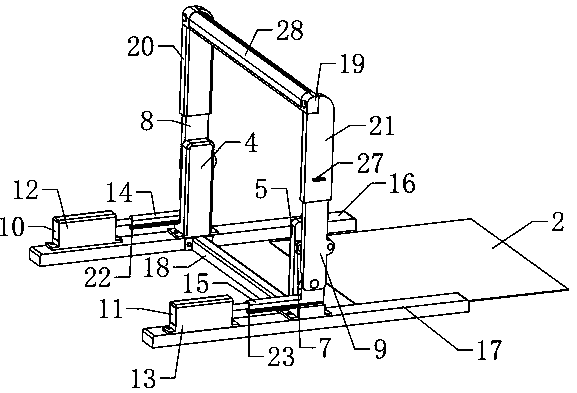 A hurdle training rack