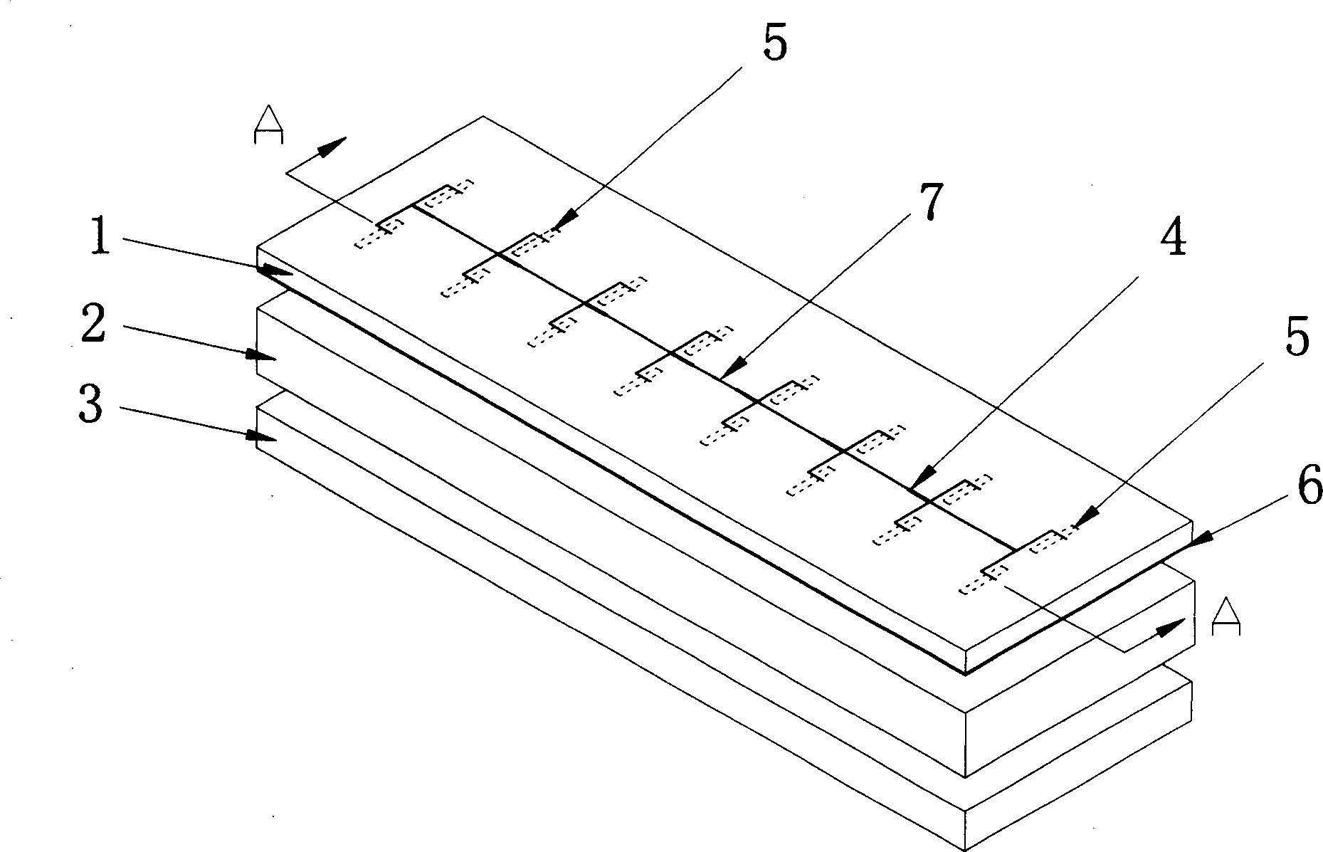 Base station sector antenna for wireless metropolitan area network