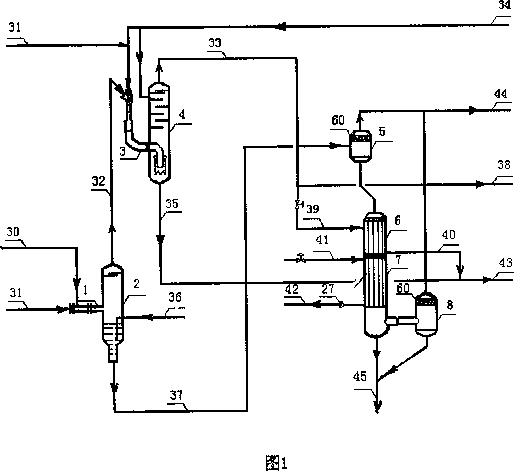 Ammonium nitrate waste water treatment method