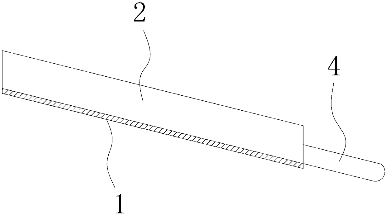 Bag-introducing groove for inn and outer package