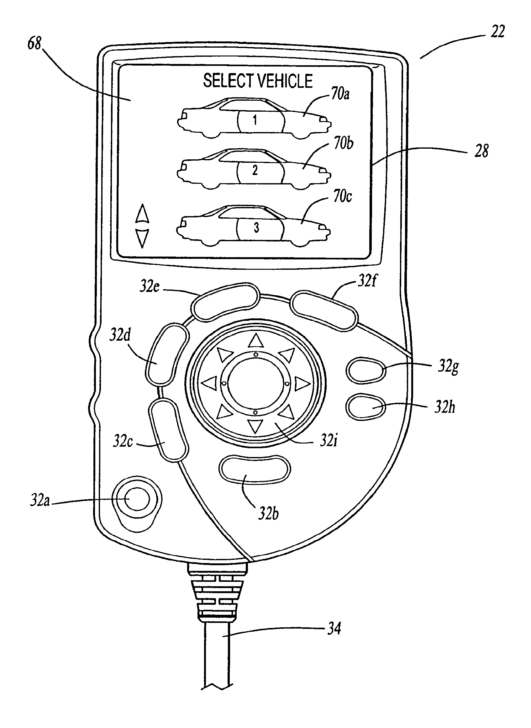 Portable vehicle navigation system