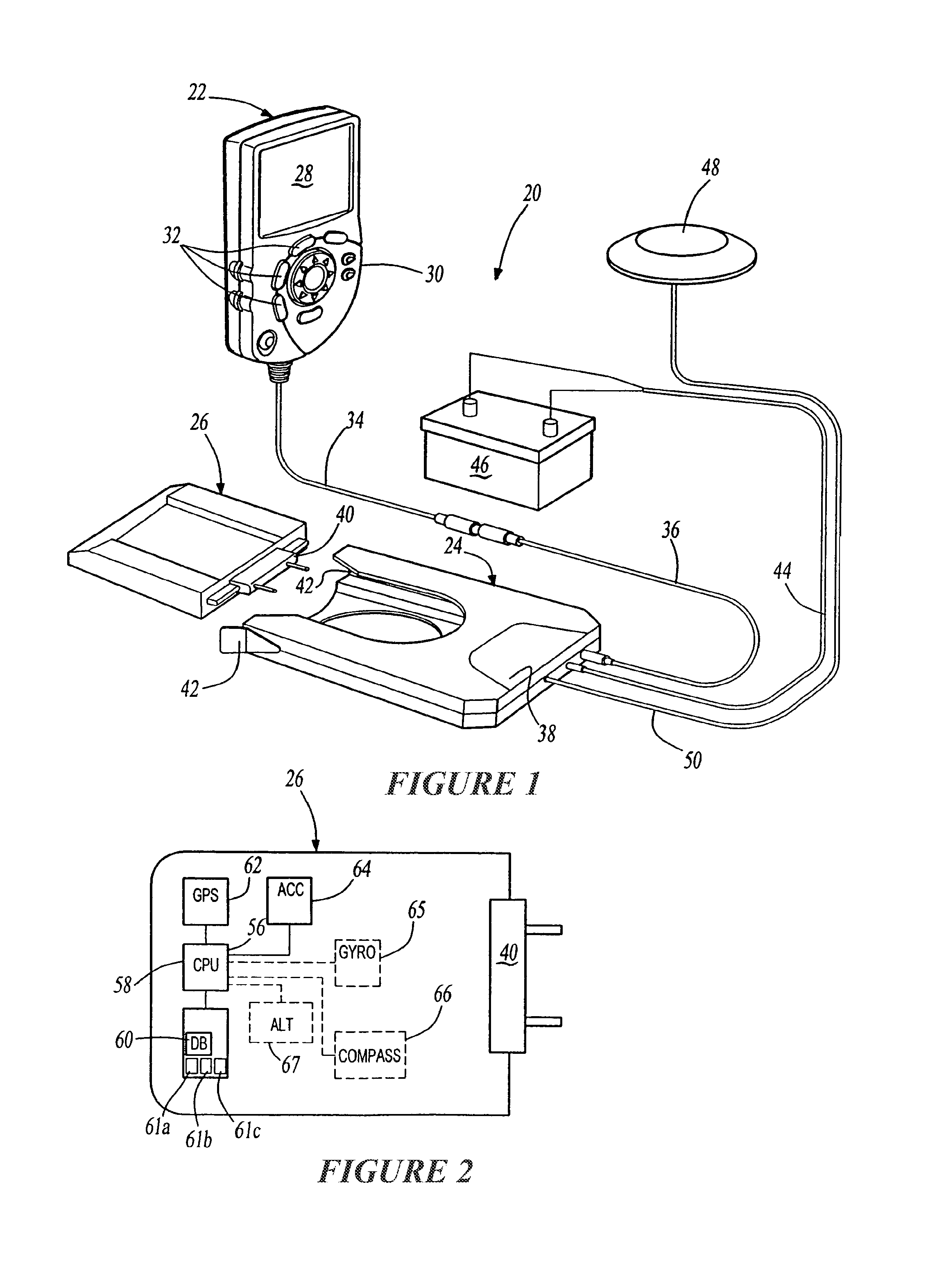 Portable vehicle navigation system