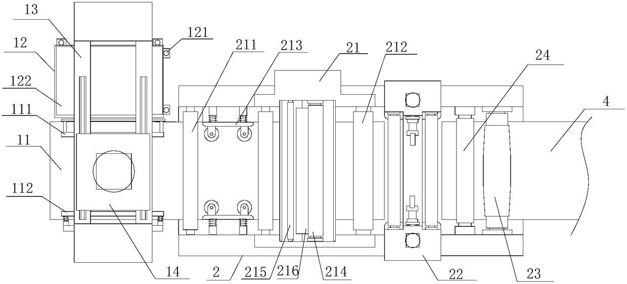 Film-coated paperboard die-cutting production device