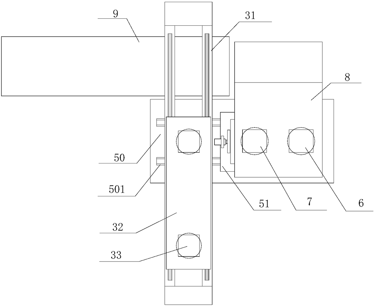 Film-coated paperboard die-cutting production device