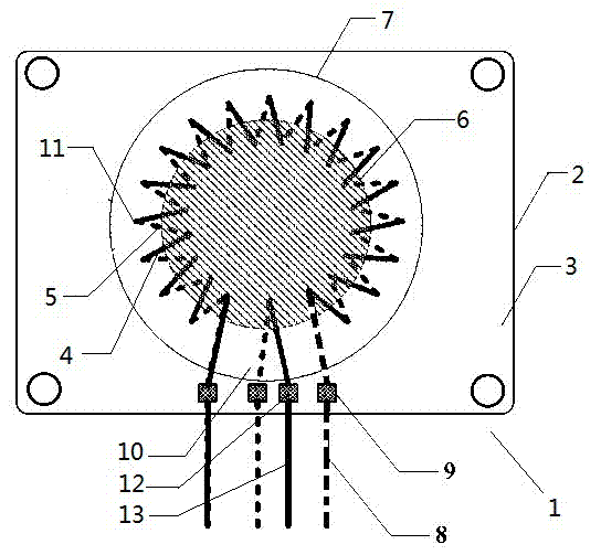 Integrated thin film temperature heat flow compound sensor and preparation method thereof