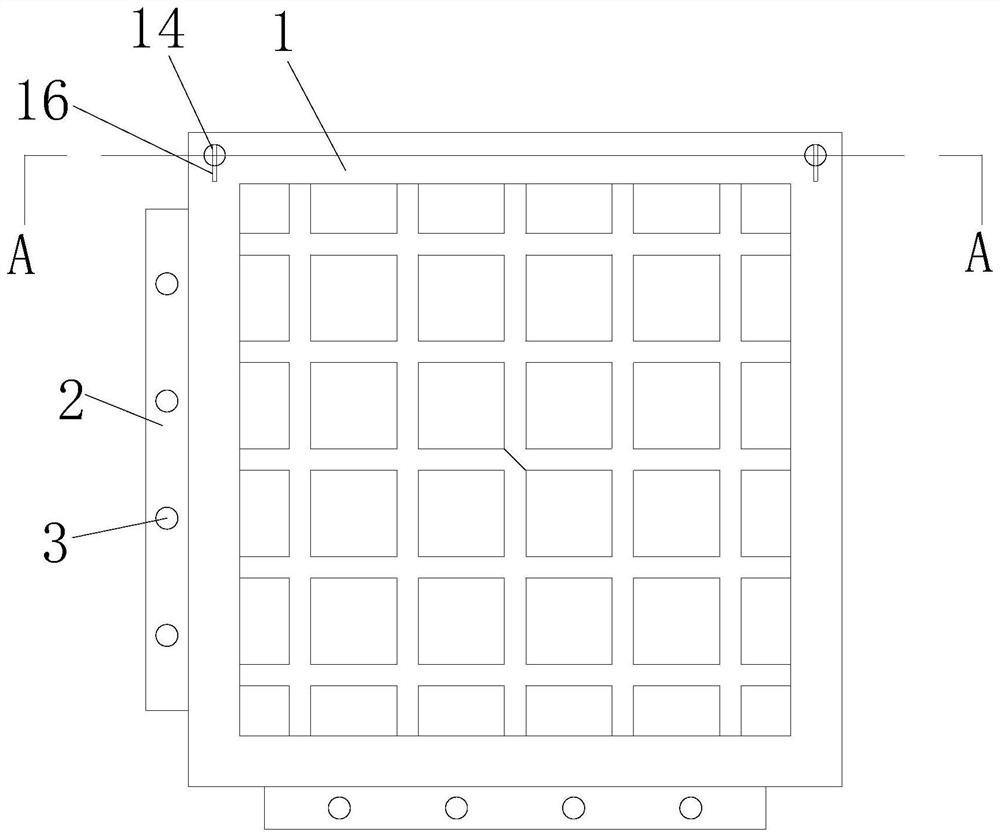 Aluminum alloy formwork structure easy to disassemble