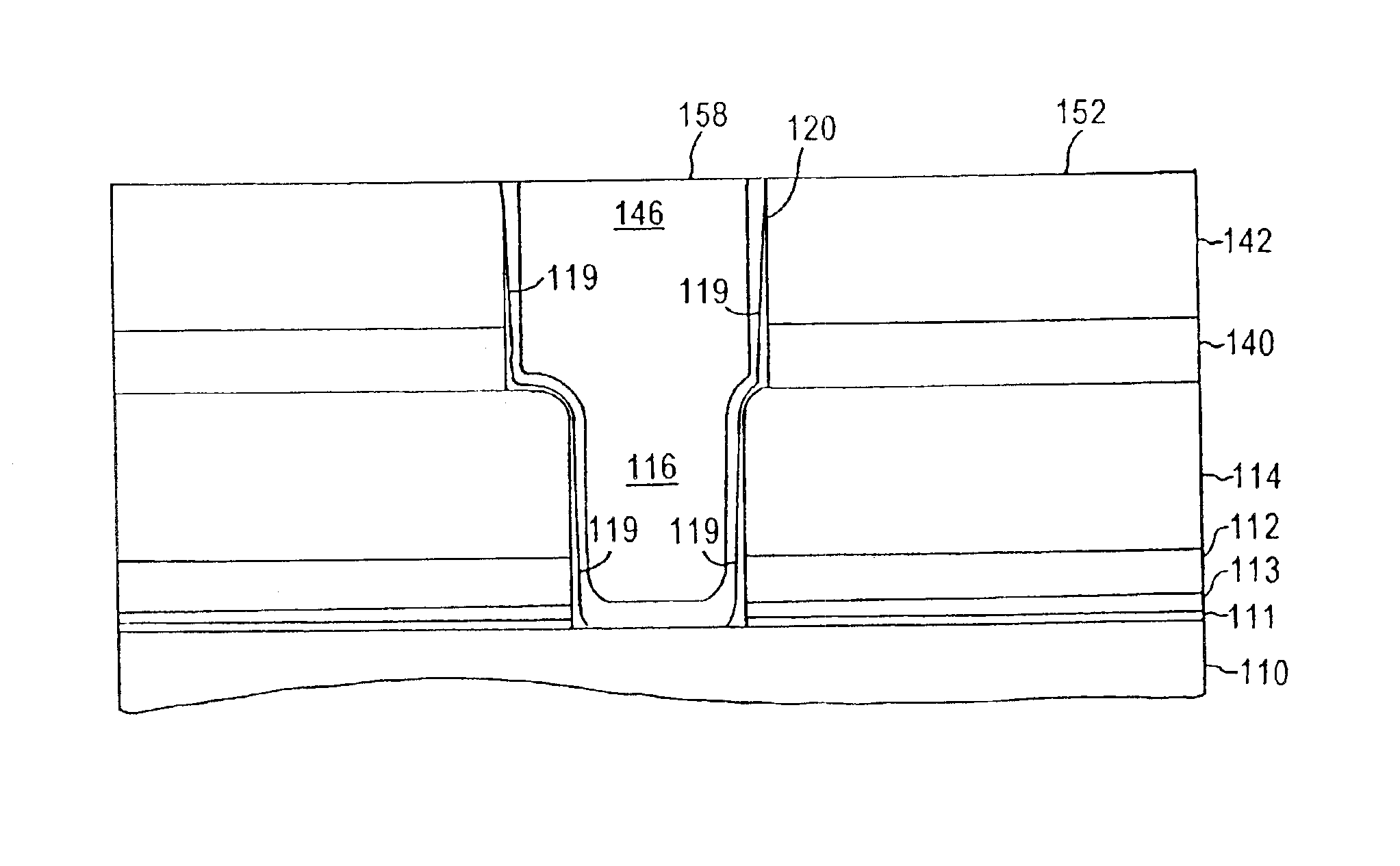 Dual damascene integration scheme for preventing copper contamination of dielectric layer