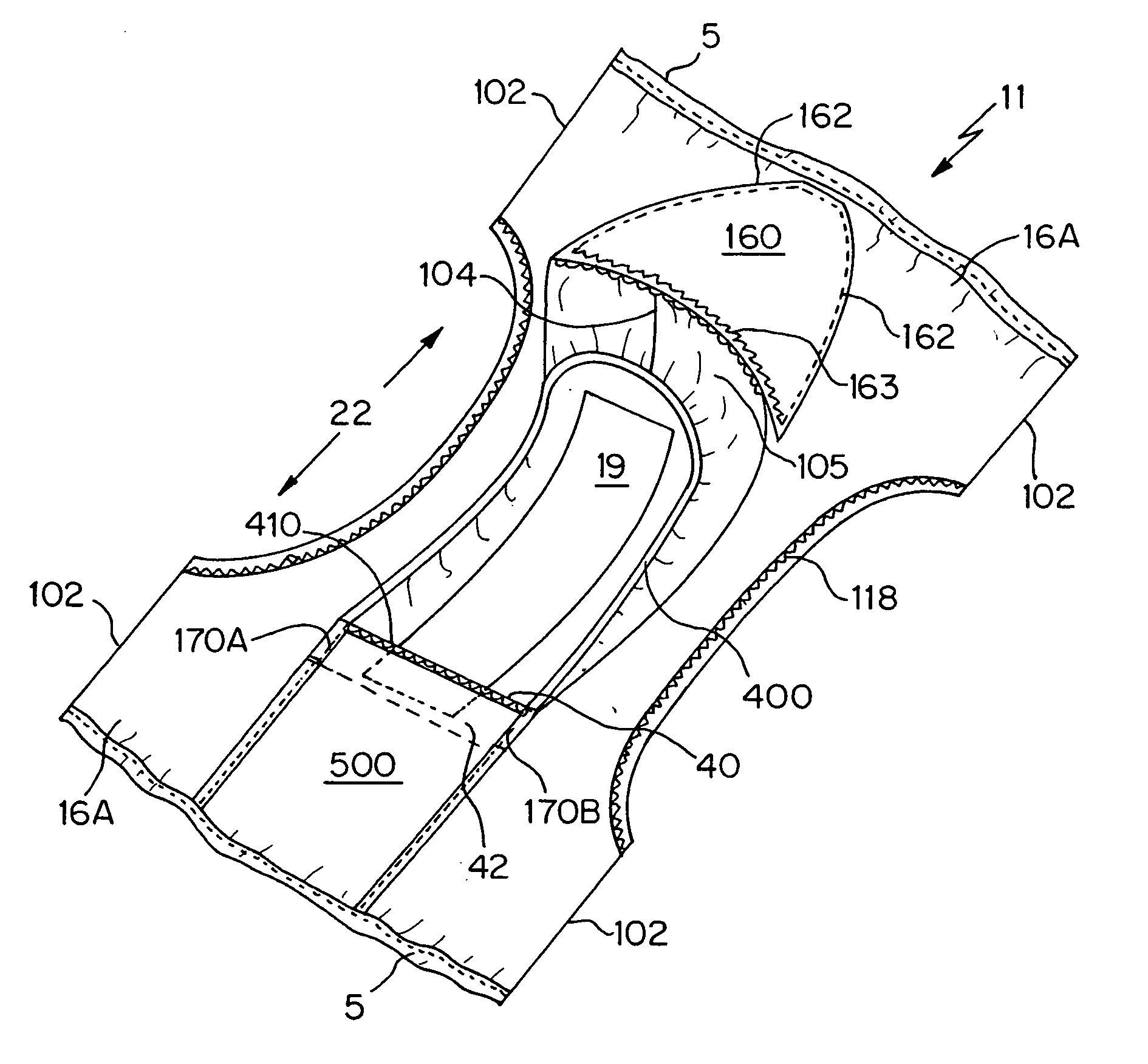 Protective undergarments having anchored pocketed-sling structures and manufacturing methods therefor