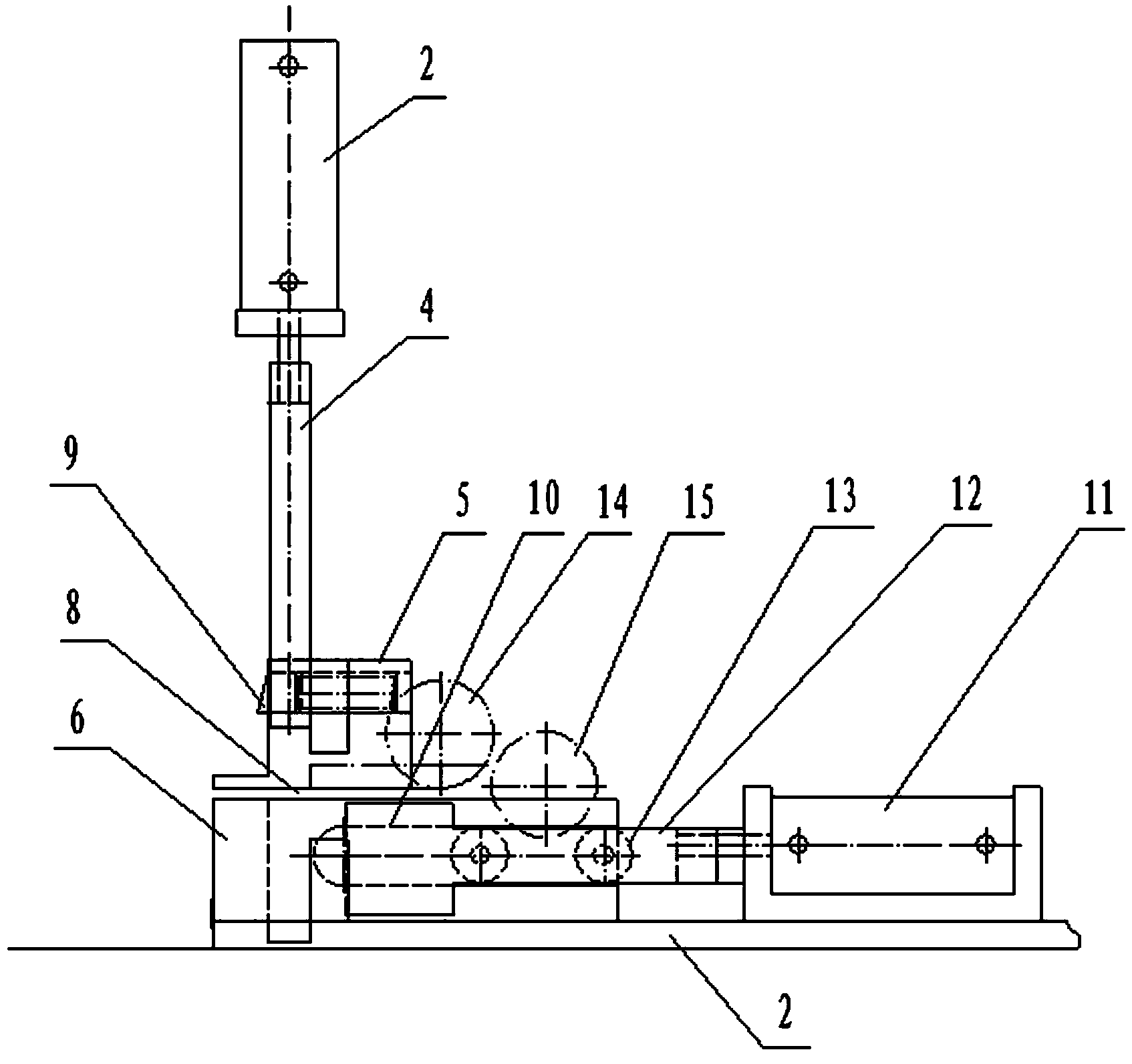 Full-automatic plastic lifting handle deformation device of carton lifting handle buckling machine