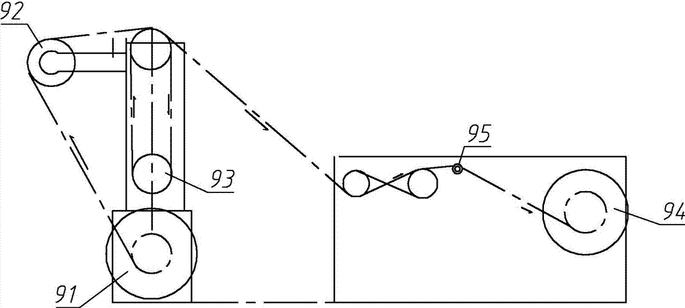 Cable clamping device and cable segmenting apparatus using cable clamping device