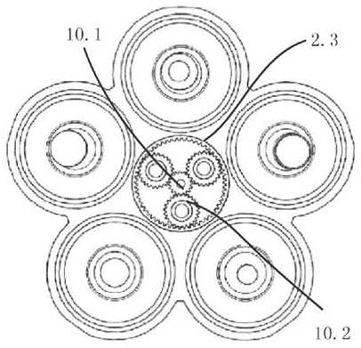 Teeth synergistic three-dimensional wobble plate piston engine