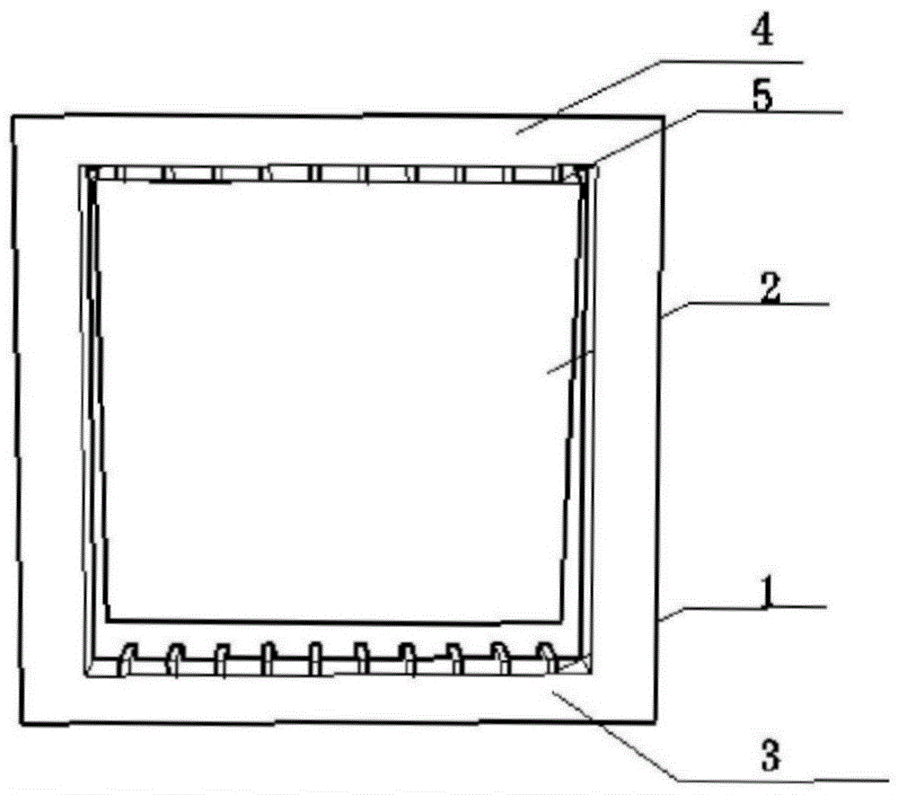 Locking device of hanging plate type shock-absorbing enclosure structure of frame structure