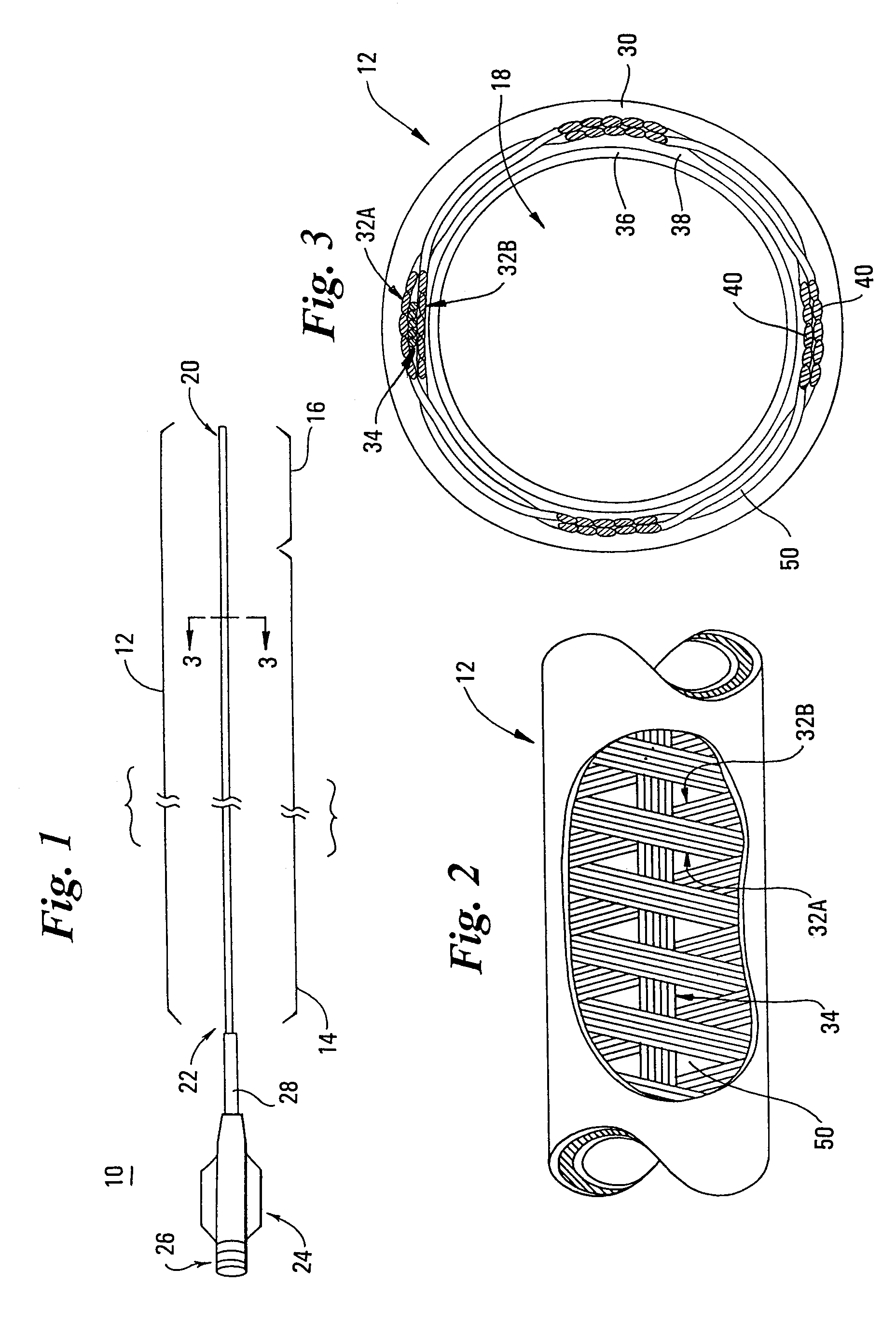 Intravascular catheter with axial member