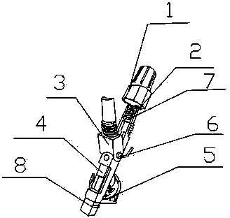 Optical fiber connector with long service life