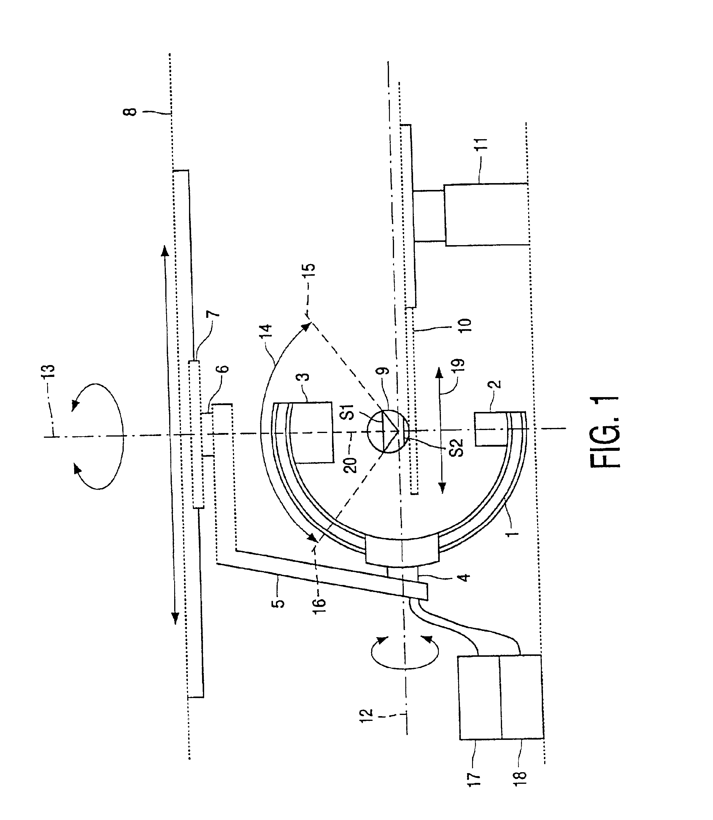 Tomosynthesis in a limited angular range