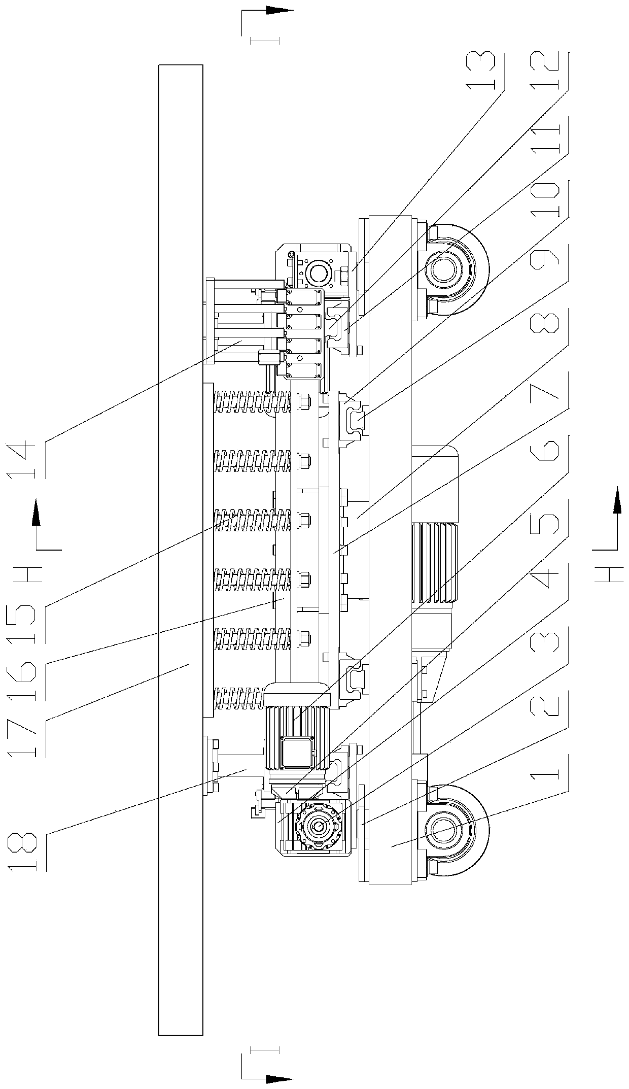 Mobile platform with posture adjusting function