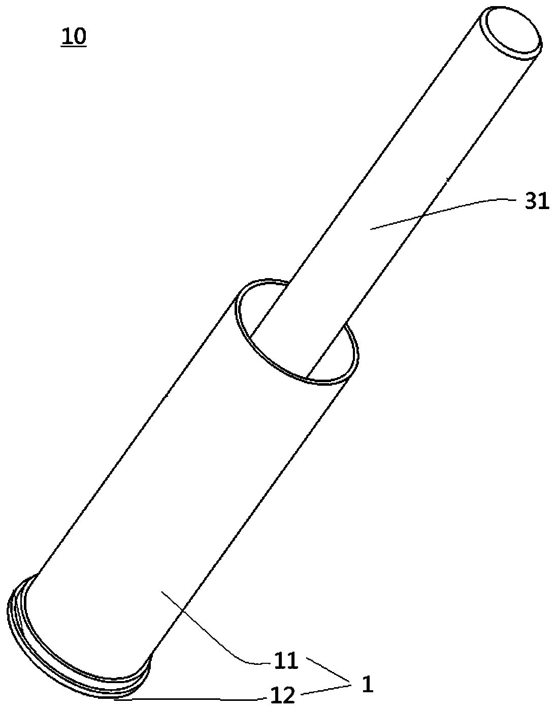 Shock absorber applied to vehicle and vehicle provided with shock absorber