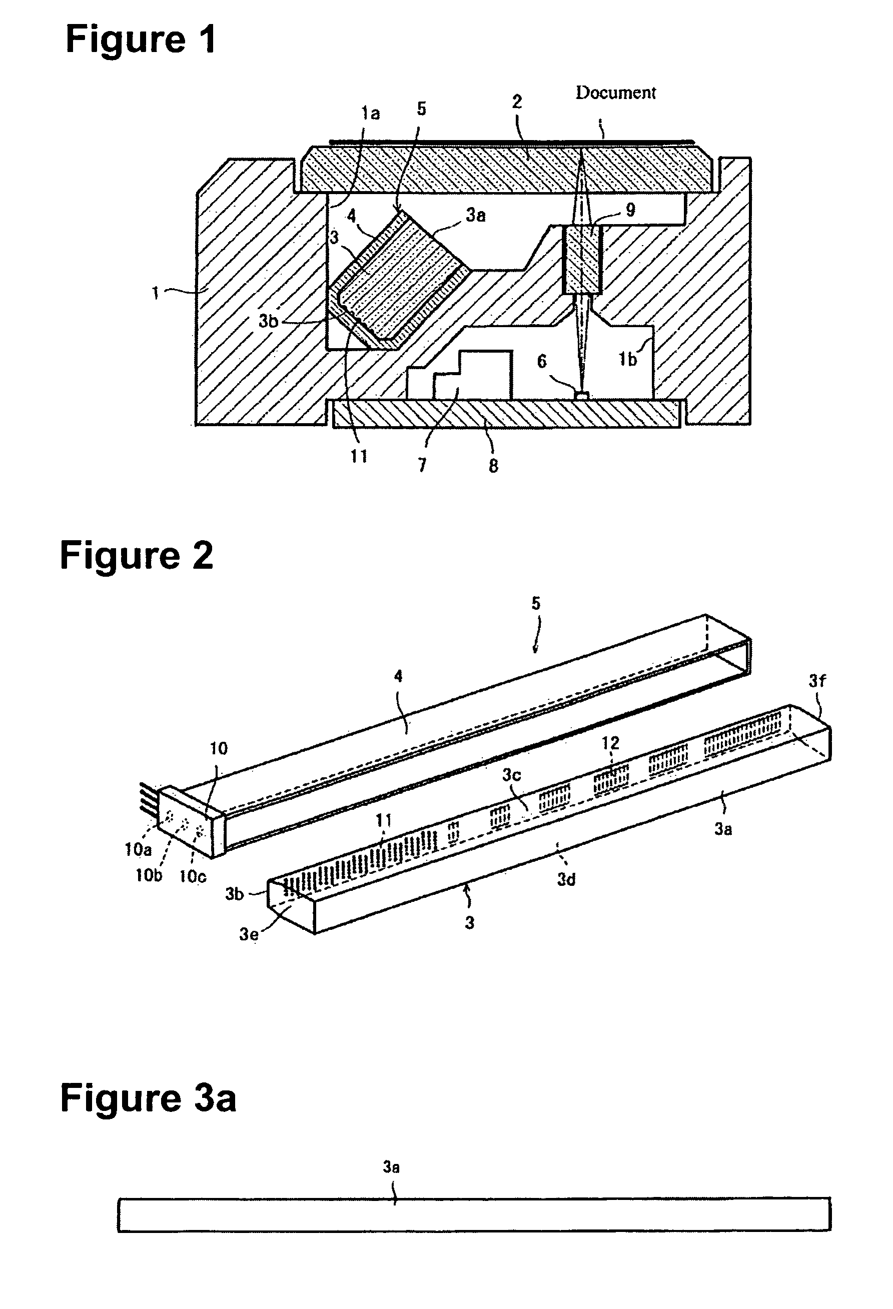 Light guide having light scattering patterns with different light reflected directions