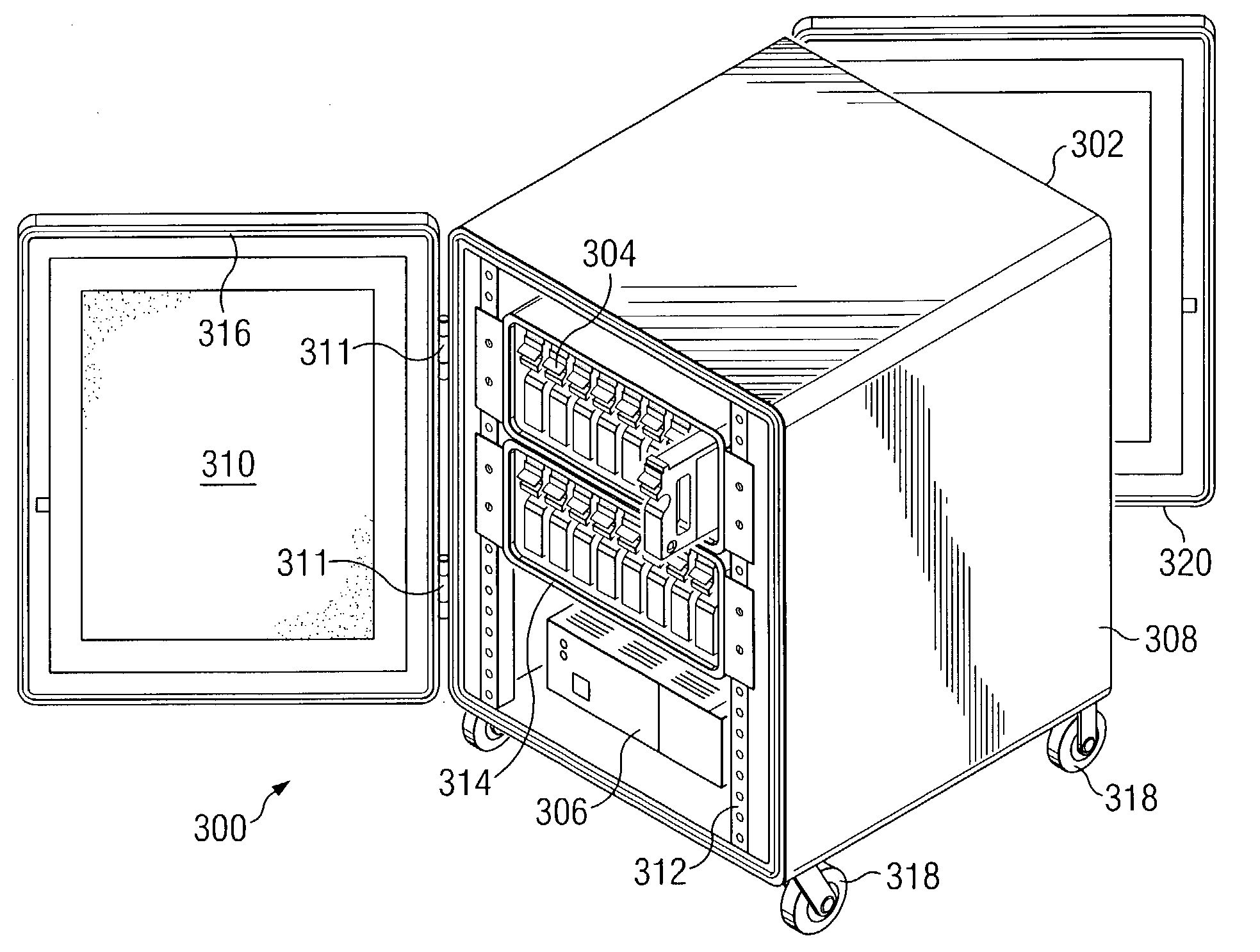 System and method for transferring large amounts of stored data