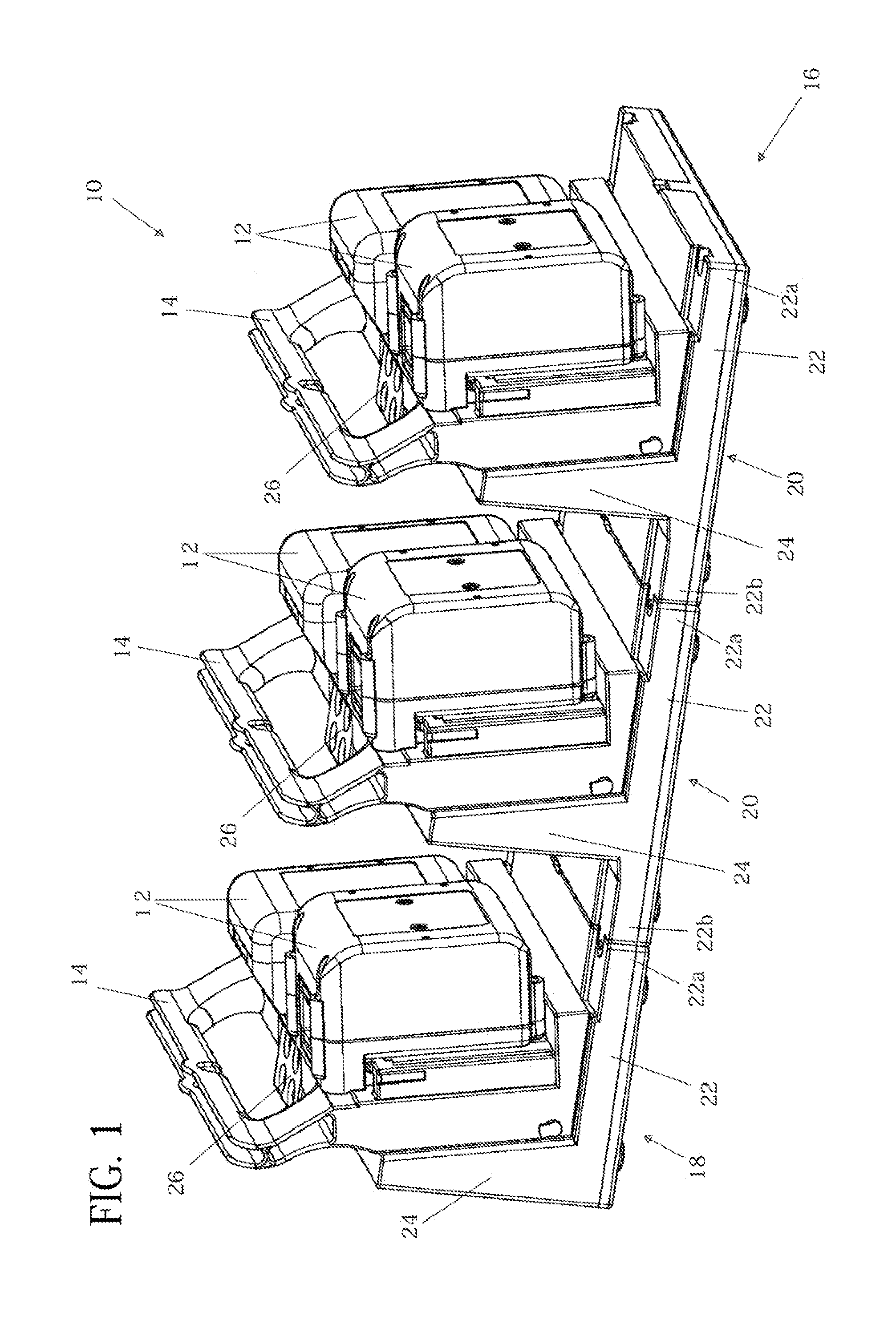 Battery System for a Power Tool, As Well As Battery Holder Therefor, Charger, and Charging System