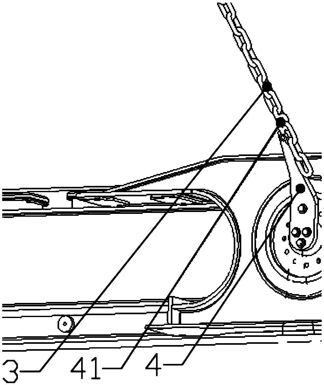 Hinging-type dump truck container rear baffle and hinging-type dump truck