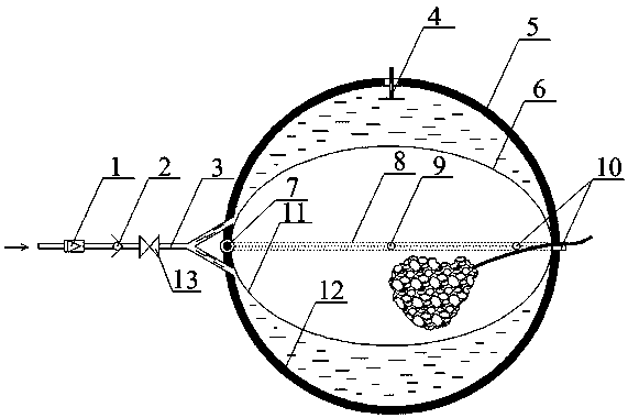 Device and method for measuring volume of resected tissue in vivo