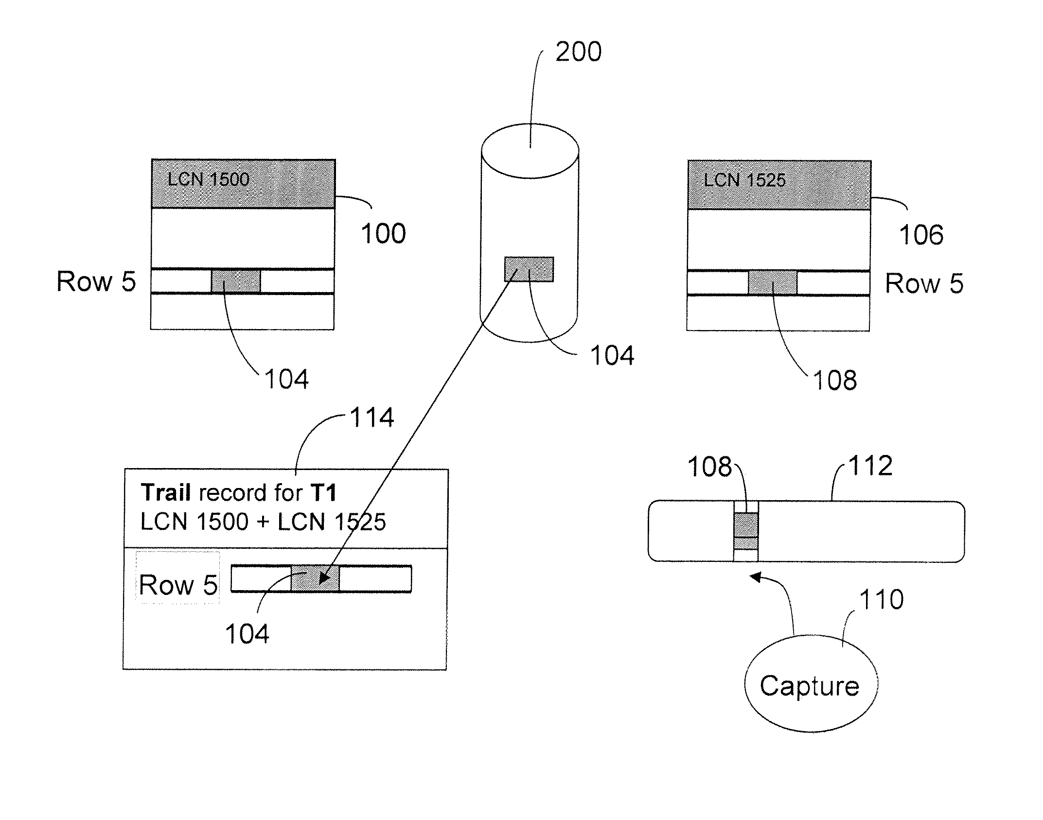 Apparatus and method for read consistency in a log mining system