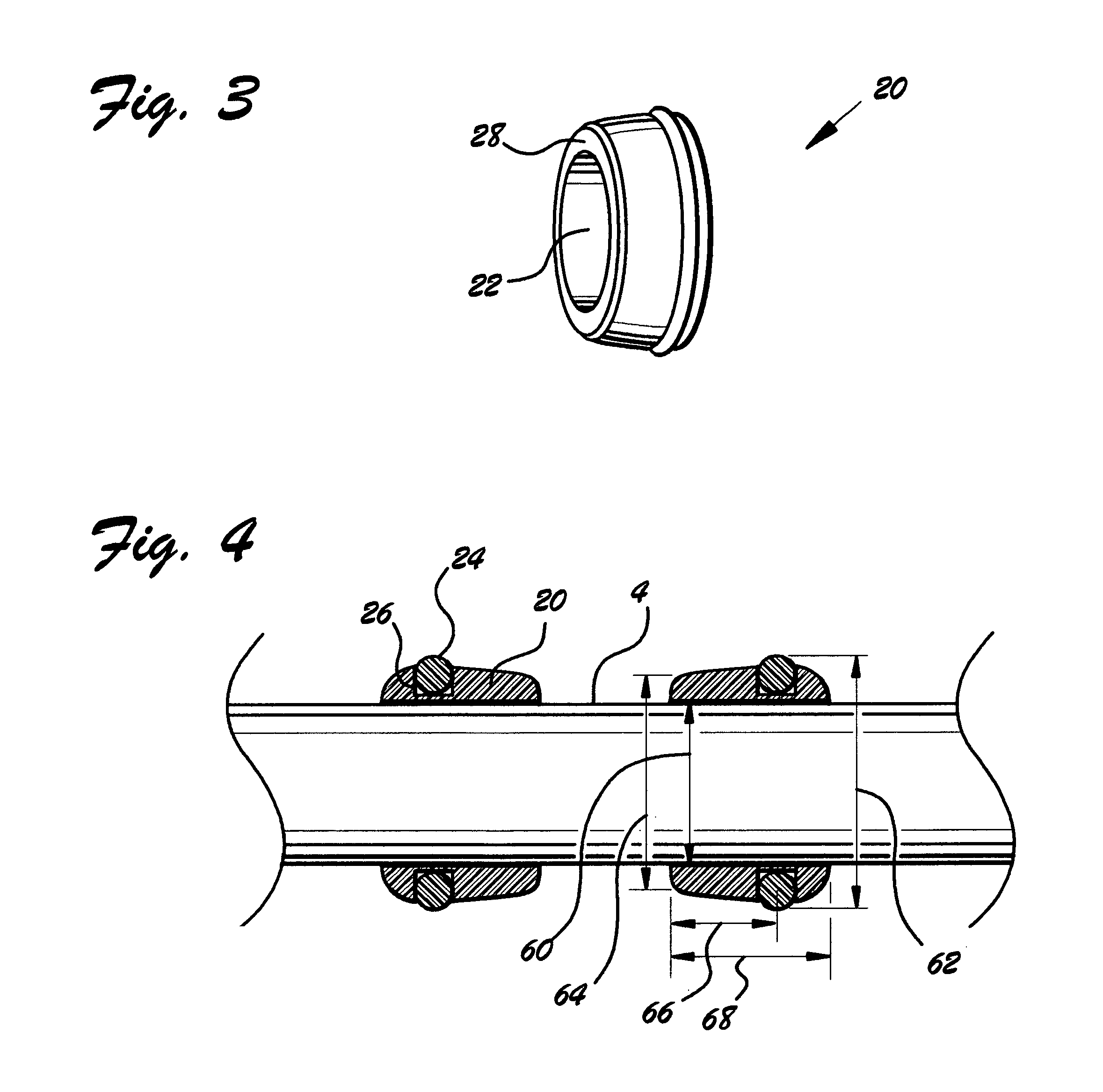 Ergonomic rings for drum sticks, method of installation, and method of use