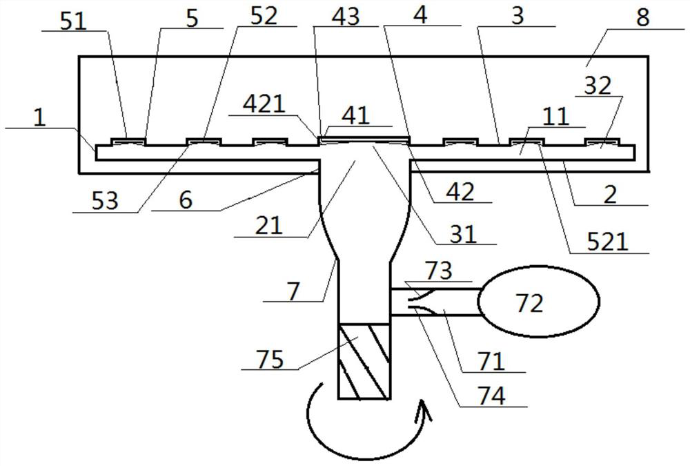 Supporting floating type centrifugal spinning device and using method thereof