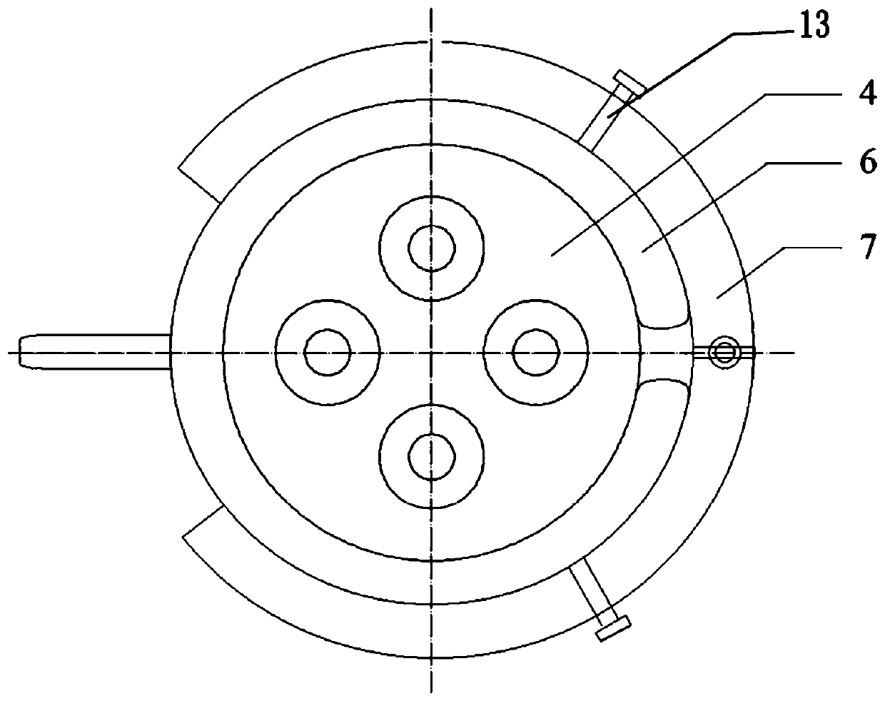 Bottom leakage casting ultrasonic auxiliary system and bottom leakage casting system