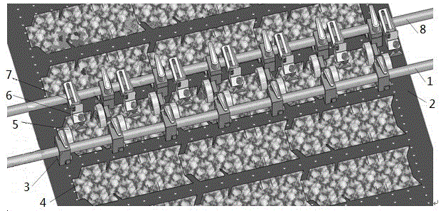 Online dedusting device of web die-cutting machine