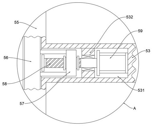 Sewage treatment structure for sewage treatment equipment