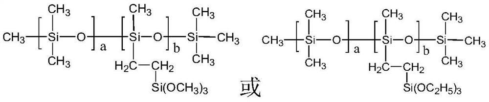 Double-component organic silicon packaging adhesive as well as preparation method and application thereof