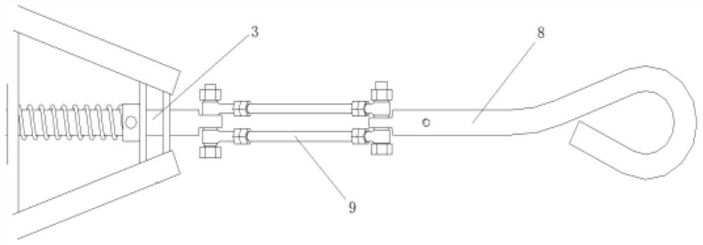 Transfer trailer with adjustable traction mechanism and damping device