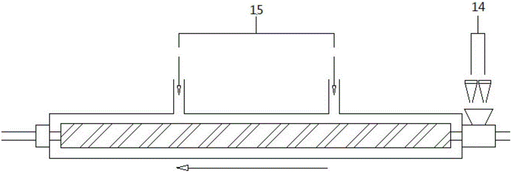 Cooling roller device for preparing lithium-ion battery separator with three cellular structures