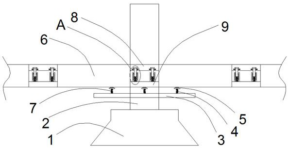 High-stability assembled bridge based on steel structure